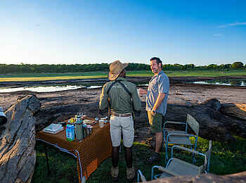 Sable Valley Lodge: Lunch unterwegs Sable Valley Lodge: Lunch unterwegs