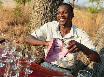 Nkonzi Bush Camp: Bar im Camp Nkonzi Bush Camp: Bar im Camp