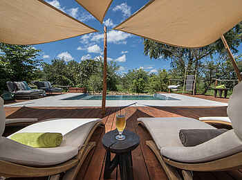 Nokanyana Camp: Sonnenliegen