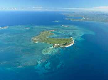 Time + Tide Miavana: Luftbild von Nosy Ankao