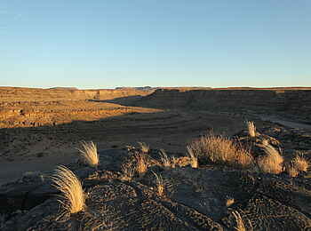 Fish River Lodge: Sonnenuntergang am Canyon
