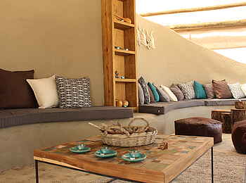 Khwai Guest House: Hauptbereich Khwai Guest House: Hauptbereich