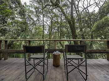 Munazi Lodge: Ausblick von Terrasse