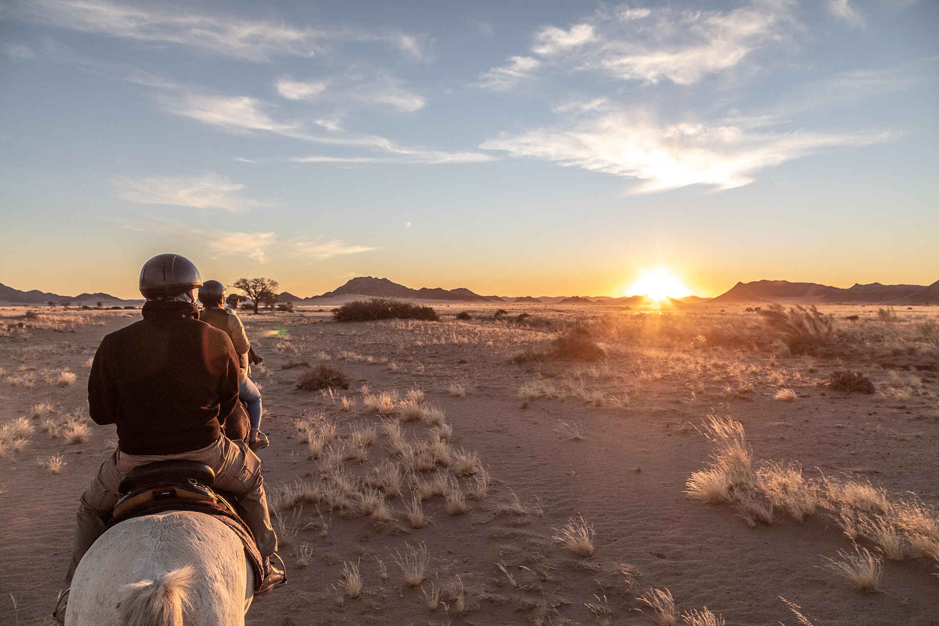 Namib Outpost: Reiten zum Sonnenuntergang