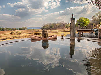 Puku Ridge Camp: Pool mit Aussicht Puku Ridge Camp: Pool mit Aussicht