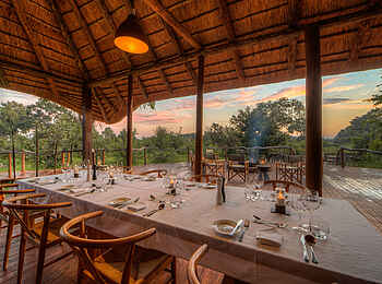 Nokanyana Camp: Essbereich