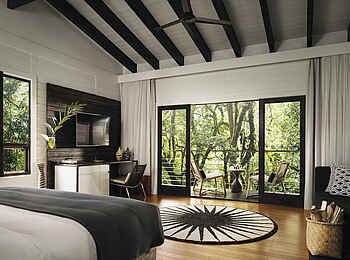 One and Only Nyungwe House: Schlafzimmer mit Ausblick One and Only Nyungwe House: Schlafzimmer mit Ausblick