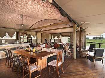 Somalisa Acacia Camp: Essbereich