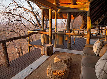 Ghoha Hills Savuti Lodge: Veranda zum Verweilen