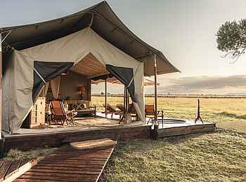 Little Elephant Pepper Camp: Familienzelt im Sonnenaufgang