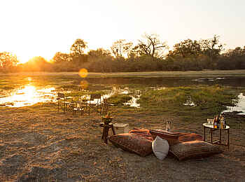 Little Machaba Camp: Picknick am Khwai River