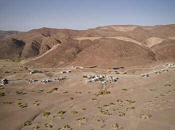 Okahirongo Elephant Lodge: Die Lodge aus der Vogelperspektive Okahirongo Elephant Lodge: Die Lodge aus der Vogelperspektive