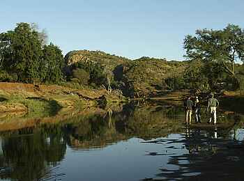 Pafuri Camp: Ausflug im Flussbett des Luvuvhu Rivers