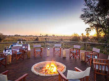 Rra Dinare Camp: Lagerfeuer