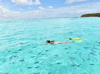 Shandrani Beachcomber Resort and Spa: Schnorcheln Shandrani Beachcomber Resort and Spa: Schnorcheln
