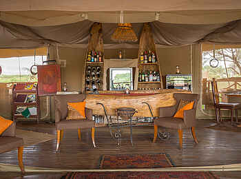 Elephant Bedroom Camp: Lounge und Bar