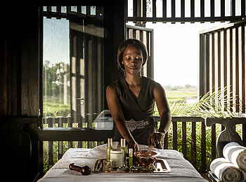 Xigera Safari Lodge: Im Wellnessbereich Xigera Safari Lodge: Im Wellnessbereich