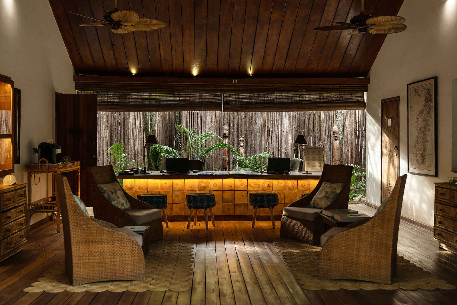 Constance Tsarabanjina: Am Empfang Constance Tsarabanjina: Am Empfang