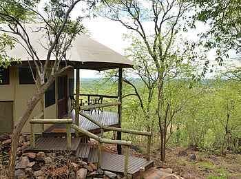 Ghoha Hills Savuti Lodge: Family Tent Ansicht