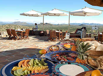 GocheGanas: Frühstück auf der Terrasse