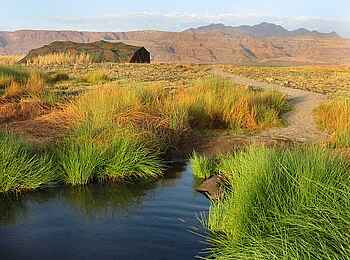 Lake Natron Camp: Überdachter Hauptbereich