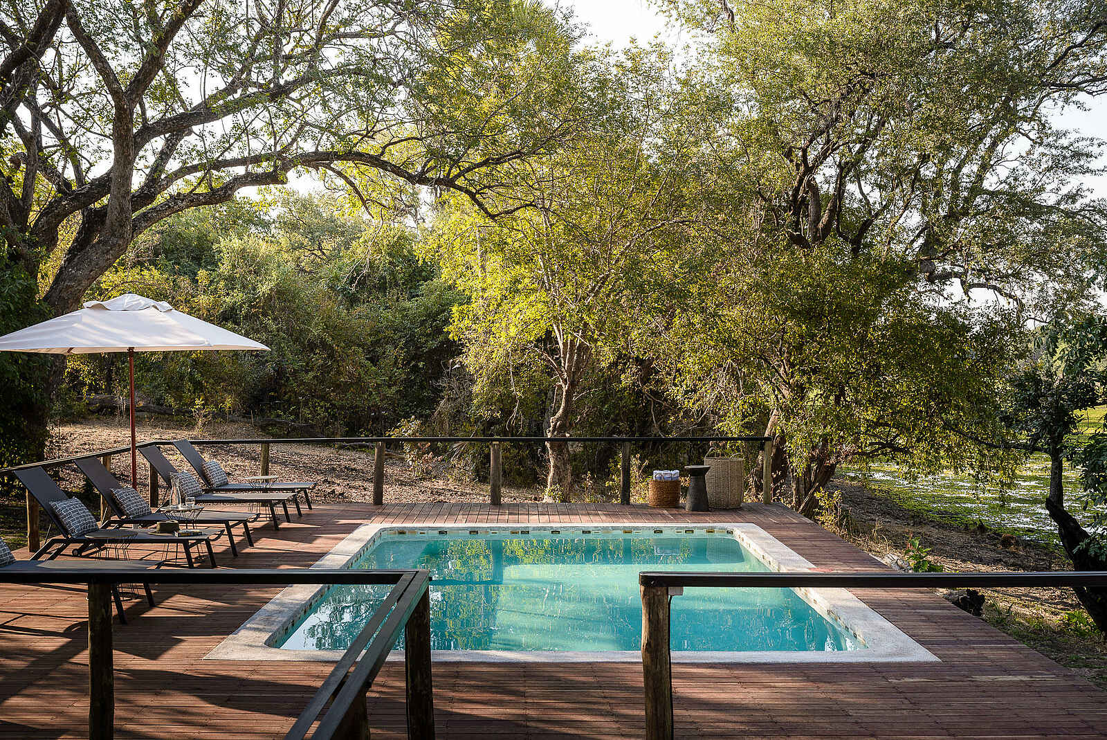 Sanguni Safari Lodge: Der Pool Sanguni Safari Lodge: Der Pool