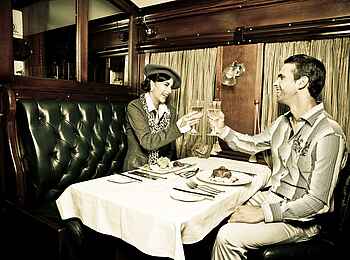The Royal Livingstone: Dinner im Wagon der Dampfeisenbahn The Royal Livingstone: Dinner im Wagon der Dampfeisenbahn