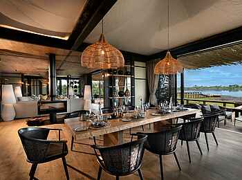 Daunara Safari Camp: Essbereich