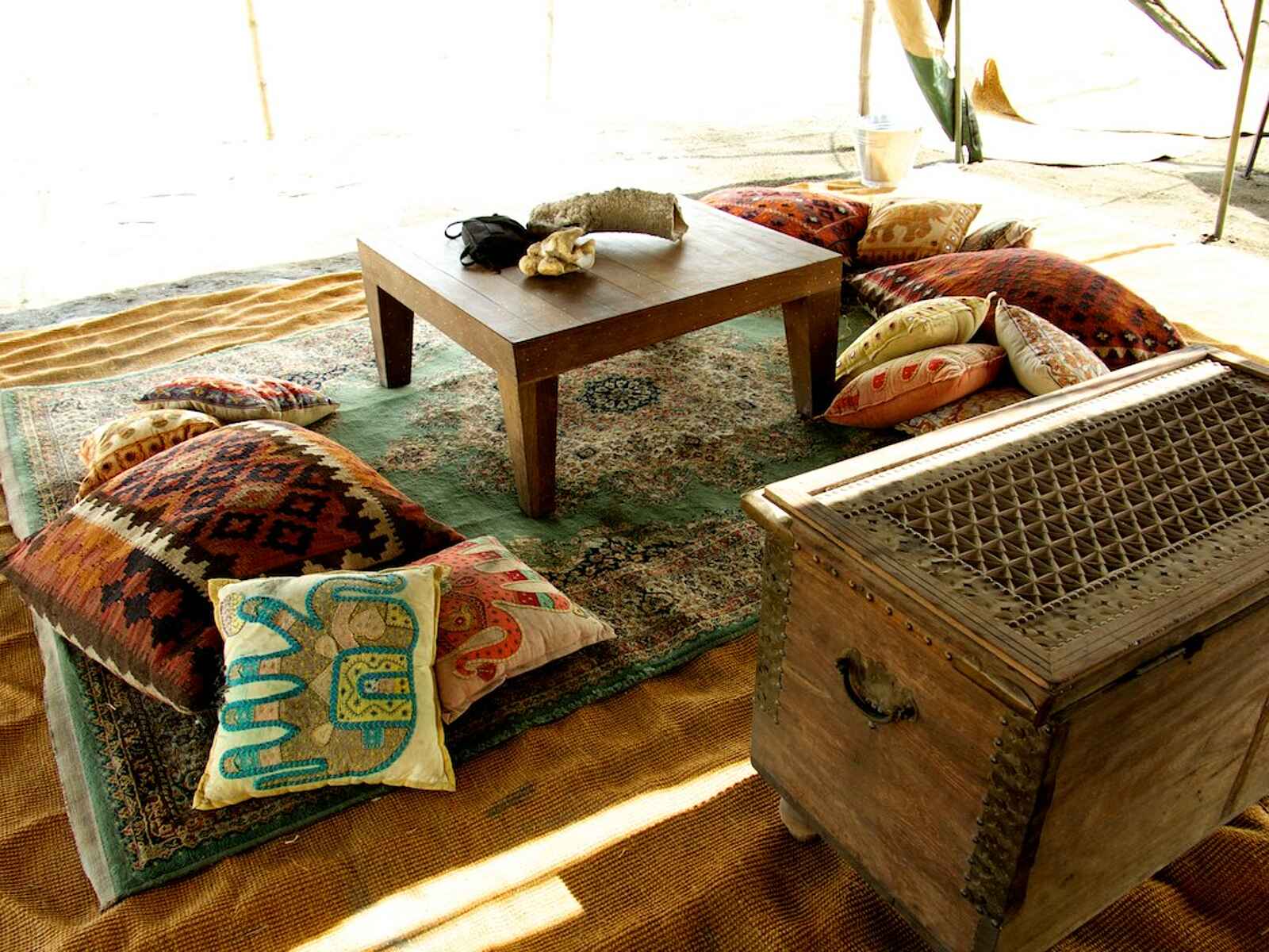 Lake Natron Camp: Gemütliche Sitzecke Lake Natron Camp: Gemütliche Sitzecke