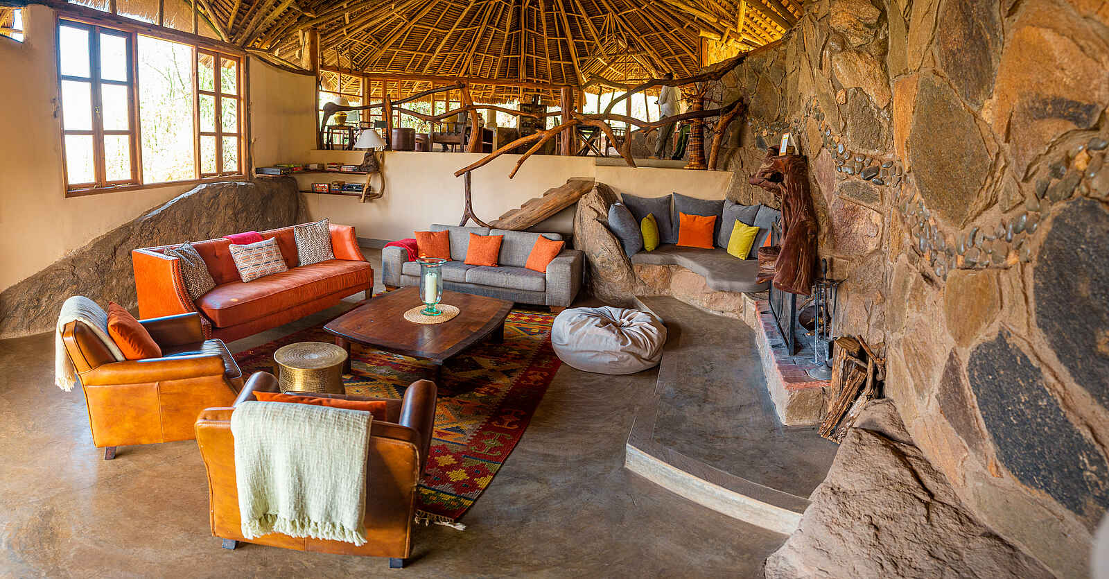 Loisaba Star Beds: Gemütliche Lounge Loisaba Star Beds: Gemütliche Lounge