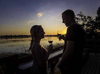 Pelo Camp: Sundowner Pelo Camp: Sundowner