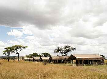 Serengeti Kati Kati Tented Camp: Zeltreihe Serengeti Kati Kati Tented Camp: Zeltreihe