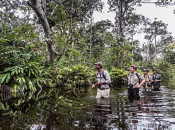 Lango Camp: Wading Safari Lango Camp: Wading Safari