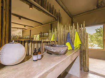 Leopard Plains: Gästebad Leopard Plains: Gästebad