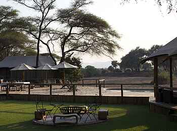 Anabezi Luxury Tented Camp: Sitzoase im Grünen