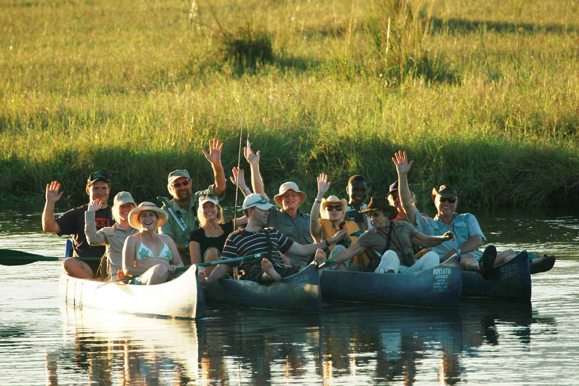 Goliath Tented Camp: Kanu-Safari