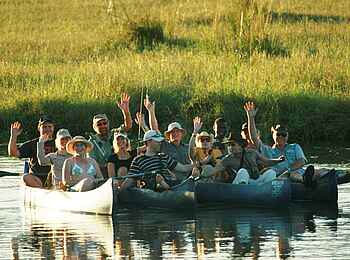 Goliath Tented Camp: Kanu-Safari