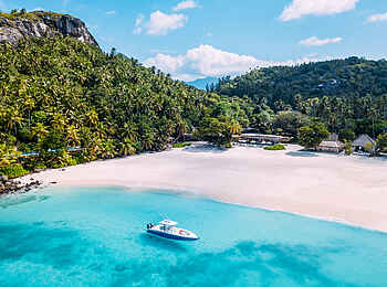 North Island: Blick auf den Zentralbereich am Strand