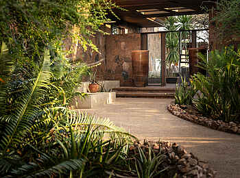 Singita Kilima Villa: Der Eingang Singita Kilima Villa: Der Eingang