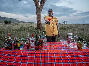 Soroi Lions Bluff Lodge: Sundowner Bar