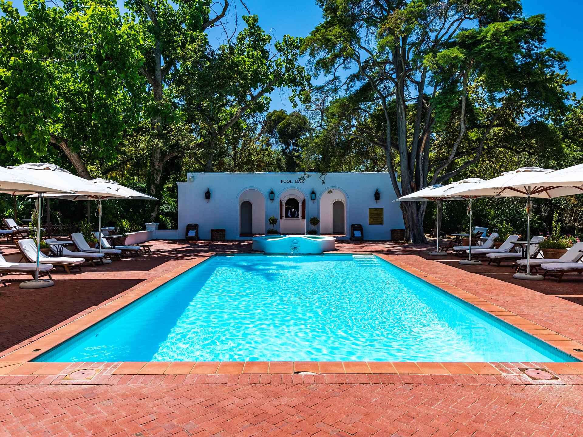 The Lanzerac Hotel & Spa: Poolbereich