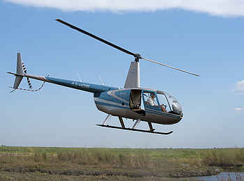 Linyanti Bush Camp: Helikopterrundflug Linyanti Bush Camp: Helikopterrundflug