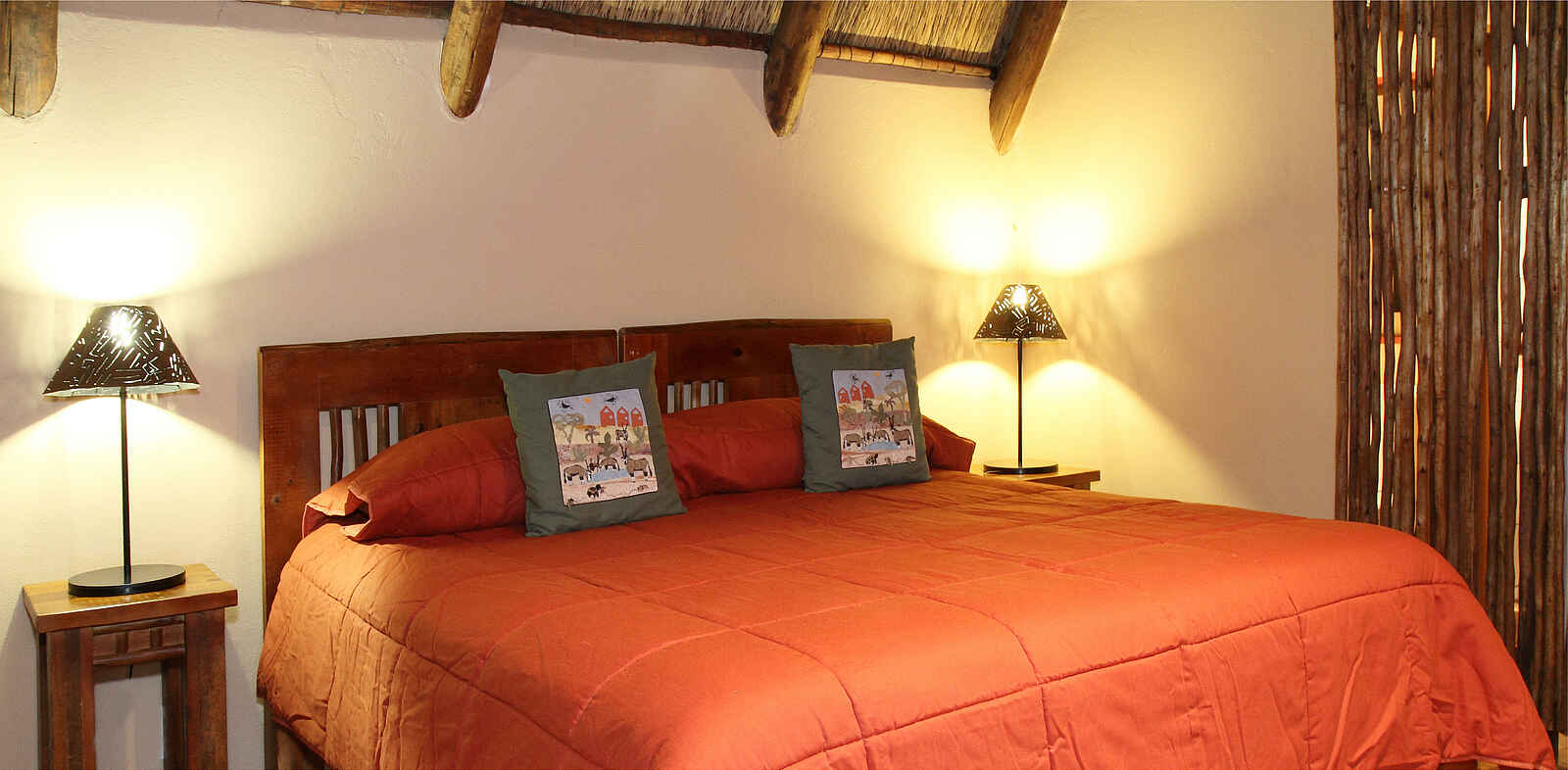 !Xaus Lodge: Doppelbett !Xaus Lodge: Doppelbett