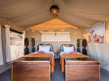 Camp Sossus: Ein Zweibettzelt Camp Sossus: Ein Zweibettzelt