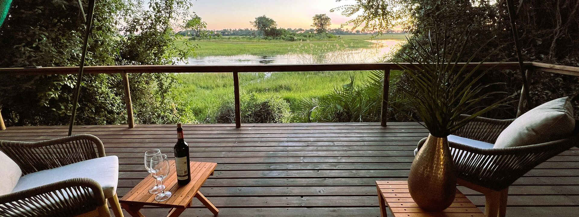 Kala Camp: Veranda mit Aussicht