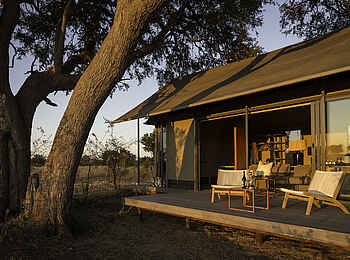 Linkwasha Camp: Private Veranda