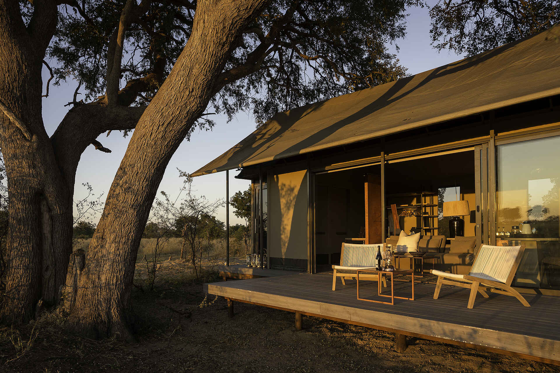 Linkwasha Camp: Private Veranda
