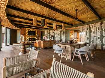 Wilderness Magashi Peninsula: Der Wohnbereich der Villa