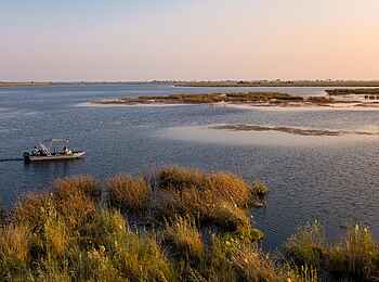 Zarafa Camp: Auf dem Wasser