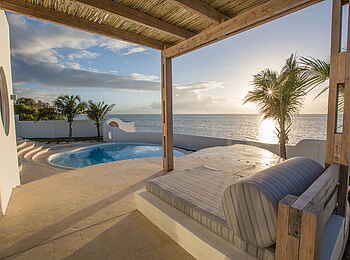 Bahia Mar Boutique Hotel: Beach House - Terrasse Bahia Mar Boutique Hotel: Beach House - Terrasse